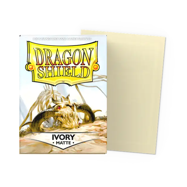 Dragon Shield: Matte Sleeves - IVORY